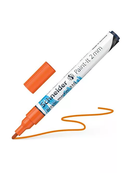 SCHNEIDER Dekormarker, akril, 2 mm, SCHNEIDER "Paint-It 310", narancssárga