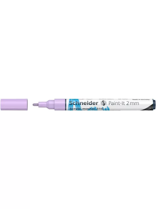 SCHNEIDER Dekormarker, akril, 2 mm, SCHNEIDER "Paint-It 310", pasztell-lila