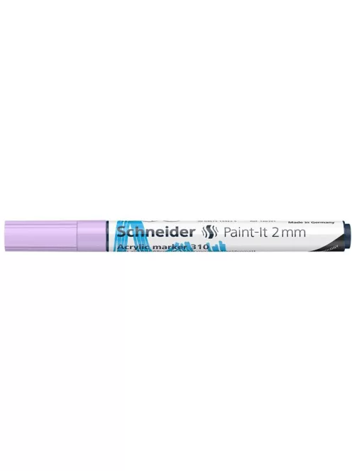 SCHNEIDER Dekormarker, akril, 2 mm, SCHNEIDER "Paint-It 310", pasztell-lila