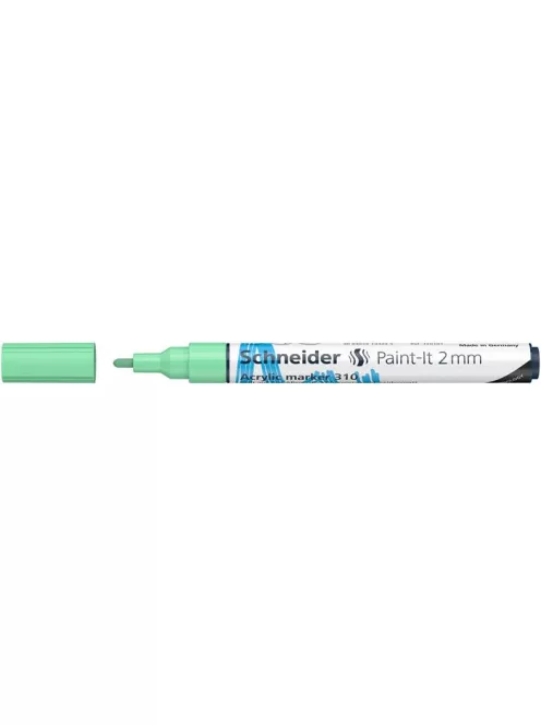SCHNEIDER Dekormarker, akril, 2 mm, SCHNEIDER "Paint-It 310", pasztellzöld