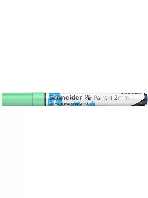 SCHNEIDER Dekormarker, akril, 2 mm, SCHNEIDER "Paint-It 310", pasztellzöld