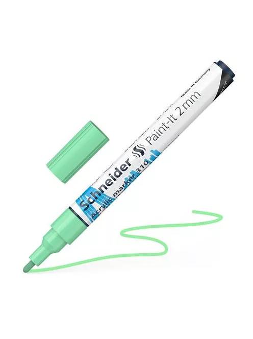 SCHNEIDER Dekormarker, akril, 2 mm, SCHNEIDER "Paint-It 310", pasztellzöld