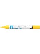 SCHNEIDER Dekormarker, akril, 2 mm, SCHNEIDER "Paint-It 310", sárga