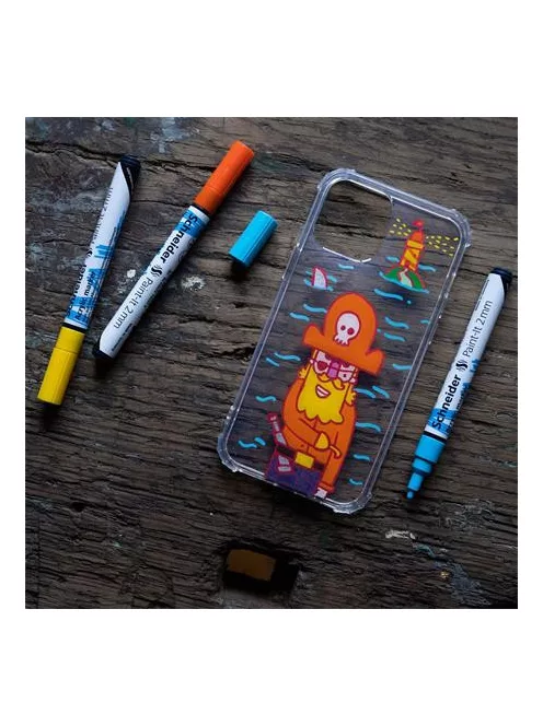 SCHNEIDER Dekormarker készlet, akril, 2 mm, SCHNEIDER "Paint-It 310", 6 különböző szín