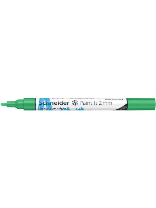 SCHNEIDER Dekormarker, akril, 2 mm, SCHNEIDER "Paint-It 310", zöld