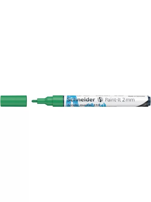SCHNEIDER Dekormarker, akril, 2 mm, SCHNEIDER "Paint-It 310", zöld