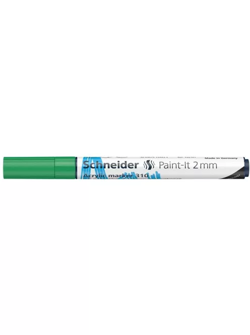 SCHNEIDER Dekormarker, akril, 2 mm, SCHNEIDER "Paint-It 310", zöld