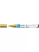 SCHNEIDER Dekormarker, akril, 4 mm, SCHNEIDER "Paint-It 320", arany