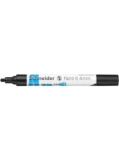   SCHNEIDER Dekormarker, akril, 4 mm, SCHNEIDER "Paint-It 320", fekete