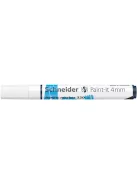 SCHNEIDER Dekormarker, akril, 4 mm, SCHNEIDER "Paint-It 320", fehér