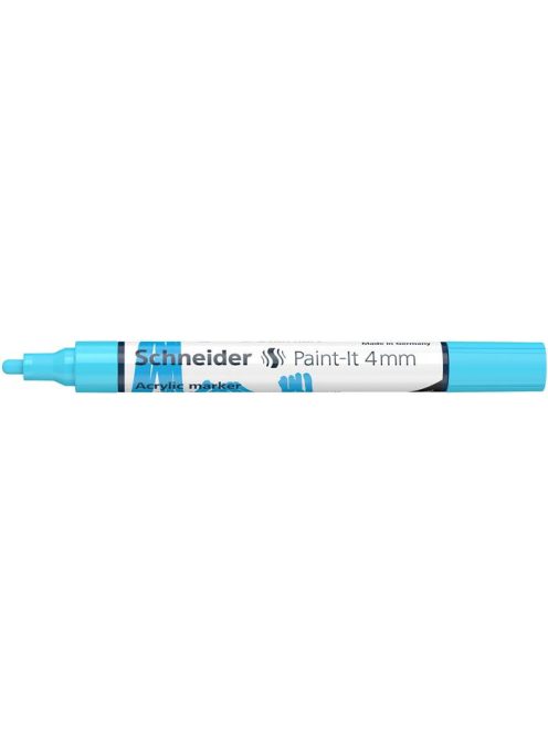 SCHNEIDER Dekormarker, akril, 4 mm, SCHNEIDER "Paint-It 320", pasztellkék