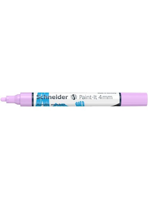 SCHNEIDER Dekormarker, akril, 4 mm, SCHNEIDER "Paint-It 320", pasztell-lila