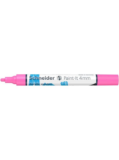 SCHNEIDER Dekormarker, akril, 4 mm, SCHNEIDER "Paint-It 320", rózsaszín