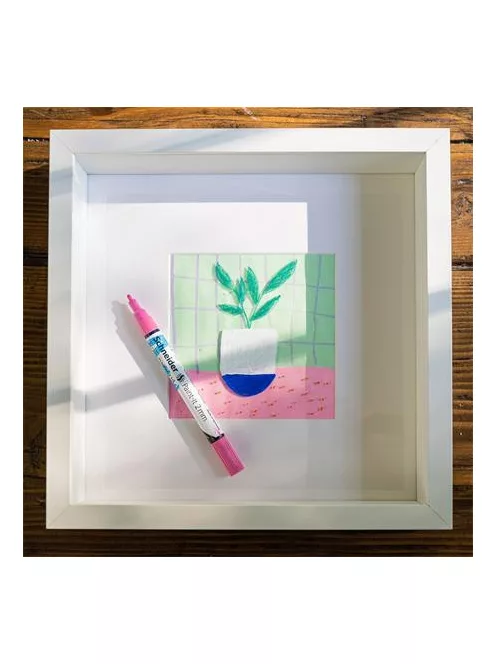 SCHNEIDER Dekormarker készlet, akril, 4 mm, SCHNEIDER "Paint-It 320", 6 különböző szín