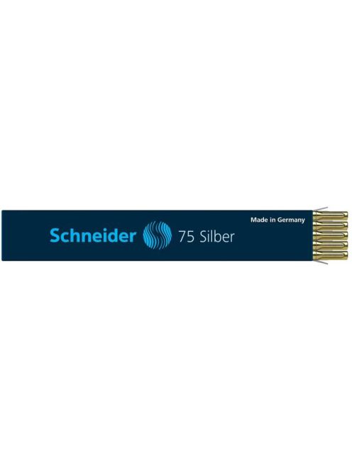 SCHNEIDER Golyóstollbetét, 0,5 mm, SCHNEIDER "75 Silver", ezüst