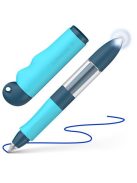 SCHNEIDER Rollertoll, írástanuló, patronos, M-es, SCHNEIDER "Base Senso", kék-türkiz