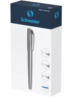   SCHNEIDER Töltőtoll ajándékszett, 1,1 mm, ajándék 1,5 és 1,8 mm-es tollheggyel, SCHNEIDER "Callissima", antracitszürke
