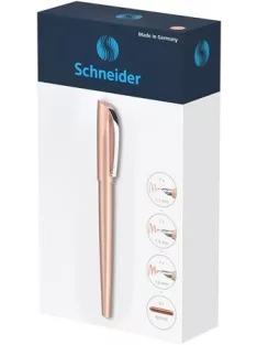   SCHNEIDER Töltőtoll ajándékszett, 1,1 mm, ajándék 1,5 és 1,8 mm-es tollheggyel, SCHNEIDER "Callissima", barack
