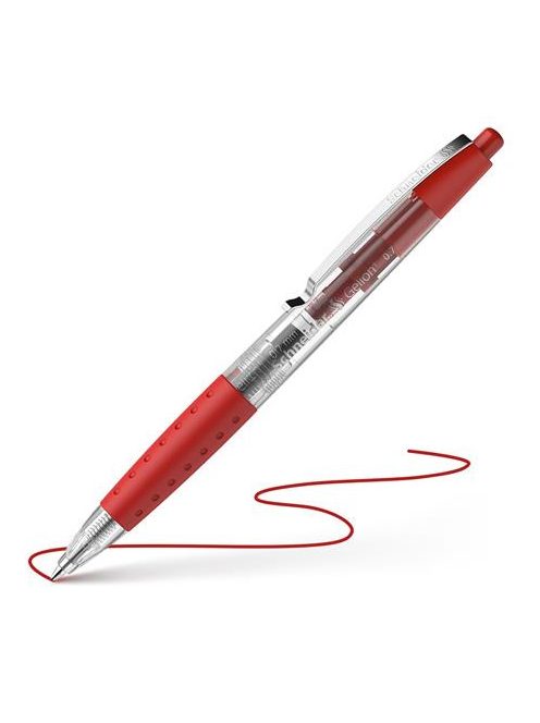 SCHNEIDER Zseléstoll, 0,4 mm, nyomógombos, SCHNEIDER "Gelion +", piros