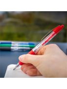 SCHNEIDER Zseléstoll, 0,4 mm, nyomógombos, SCHNEIDER "Gelion +", piros