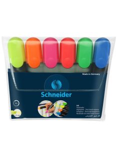   SCHNEIDER Szövegkiemelő készlet, 1-5 mm, SCHNEIDER "Job 150", 6 különböző szín