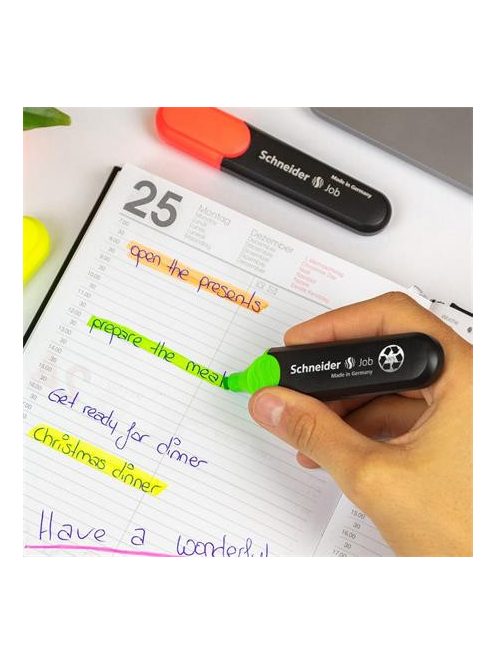 SCHNEIDER Szövegkiemelő, 1-5 mm, SCHNEIDER "Job 150", zöld