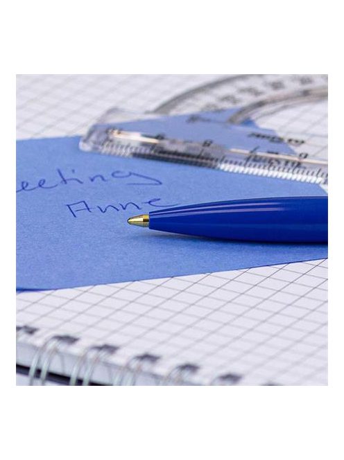 SCHNEIDER Golyóstoll, 0,5 mm, nyomógombos, SCHNEIDER "K15", kék