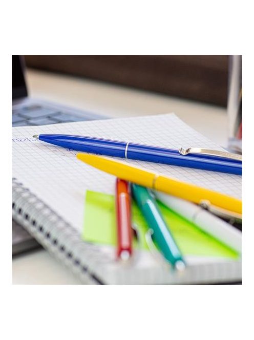 SCHNEIDER Golyóstoll, 0,5 mm, nyomógombos, SCHNEIDER "K15", kék