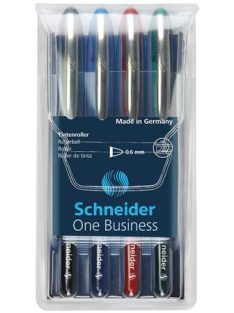   SCHNEIDER Rollertoll készlet, 0,6 mm, "SCHNEIDER "One Business", 4 szín