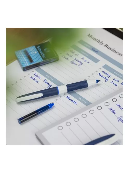 SCHNEIDER Rollertoll, patronos, 0,6 mm, SCHNEIDER "One Change", kék