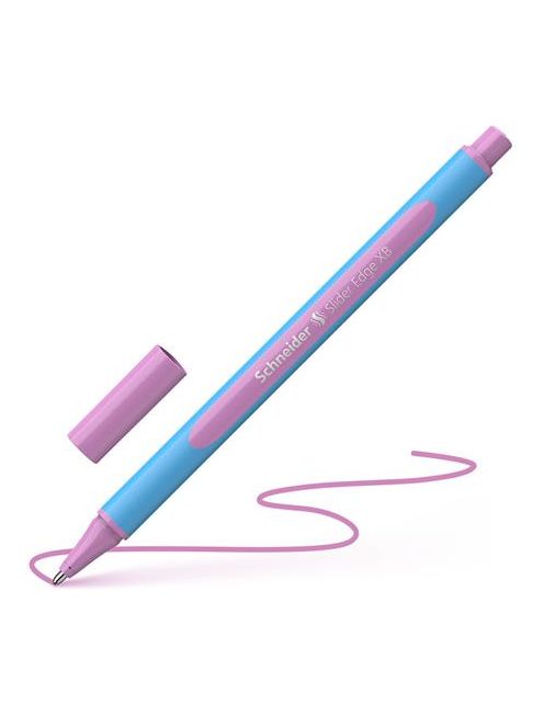 SCHNEIDER Golyóstoll, 0,7 mm, kupakos, SCHNEIDER "Slider Edge XB Pastel", lila
