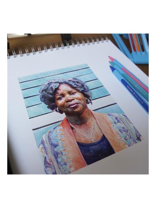 SCHNEIDER Golyóstoll készlet, 0,7 mm, kupakos, SCHNEIDER "Slider Edge XB Pastel", 8 különböző pasztell szín