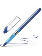 SCHNEIDER Golyóstoll, 0,3 mm, kupakos, SCHNEIDER "Slider Basic F", kék