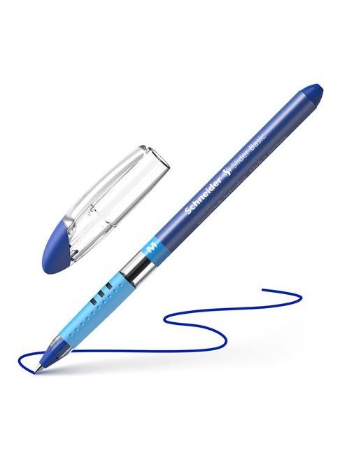 SCHNEIDER Golyóstoll, 0,5 mm, kupakos, SCHNEIDER "Slider Basic M", kék