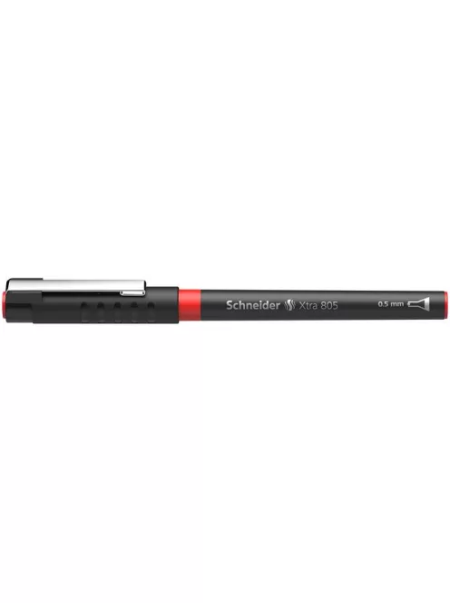 SCHNEIDER Rollertoll, 0,5 mm, tűhegyű, SCHNEIDER "XTRA 805", piros
