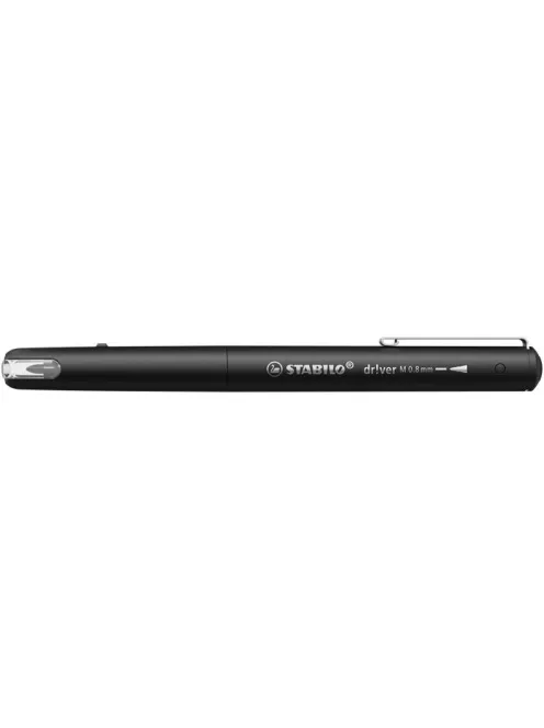 STABILO Filctoll, 0,8 mm, STABILO "dr!ver", fekete