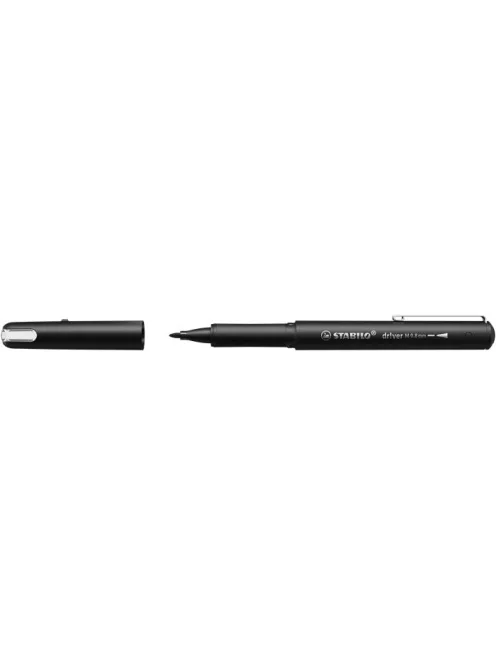 STABILO Filctoll, 0,8 mm, STABILO "dr!ver", fekete