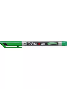   STABILO Alkoholos marker, 1 mm, kúpos, STABILO "Write-4-all", zöld