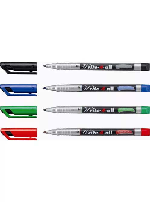 STABILO Alkoholos marker, 1 mm, kúpos, STABILO "Write-4-all", zöld