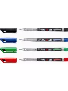 STABILO Alkoholos marker, 0,4 mm, kúpos, STABILO "Write-4-all", piros