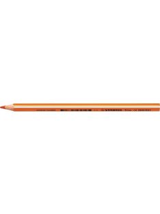   STABILO Színes ceruza, háromszögletű, vastag, STABILO "Trio thick", narancssárga