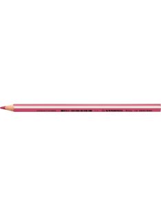   STABILO Színes ceruza, háromszögletű, vastag, STABILO "Trio thick", rózsaszín