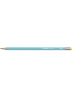   STABILO Grafitceruza radírral, HB, hatszögletű, STABILO "Pencil 160", kék