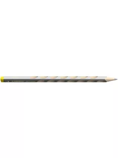   STABILO Színes ceruza, háromszögletű, balkezes, vastag, STABILO "EASYcolors", ezüst