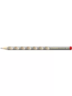   STABILO Színes ceruza, háromszögletű, jobbkezes, vastag, STABILO "EASYcolors", ezüst