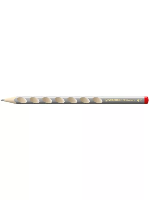 STABILO Színes ceruza, háromszögletű, jobbkezes, vastag, STABILO "EASYcolors", ezüst