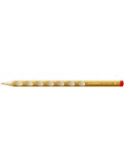 STABILO Színes ceruza, háromszögletű, jobbkezes, vastag, STABILO "EASYcolors", arany
