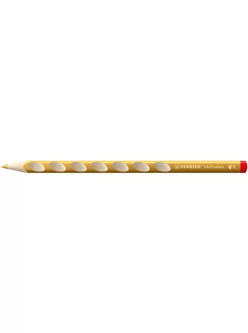 STABILO Színes ceruza, háromszögletű, jobbkezes, vastag, STABILO "EASYcolors", arany