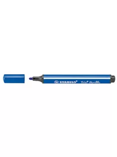   STABILO Filctoll, 1,5-2 mm, rugós hegy, STABILO "Trio Scribbi", kék
