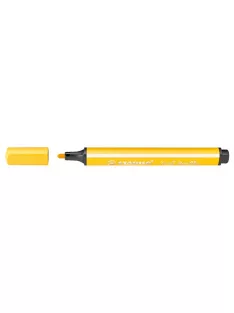   STABILO Filctoll, 1,5-2 mm, rugós hegy, STABILO "Trio Scribbi", sárga